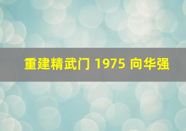 重建精武门 1975 向华强